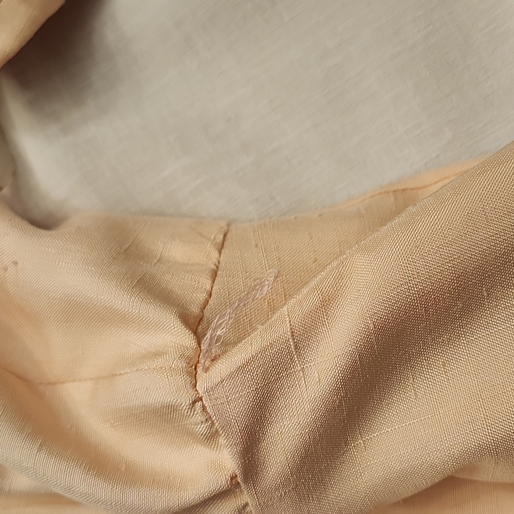 Barry Bricken Vintage Pro Clean Ex Cond Silk Maxi Shirt Dress, Size 6-8, $68 - Picture 11 of 14